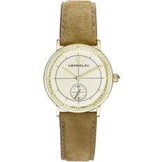 Michel Herbelin Wrist Watches Michel Herbelin Herbelin Inspiration Cream Brown Suede Brown