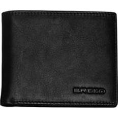 Breed Locke Genuine Leather Bi-Fold Wallet - Black