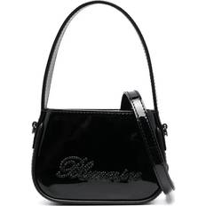 Blumarine Black Mini Rhinestone Bag N0990 Nero UNI