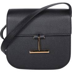 Bags Tom Ford Black Grain Leather Tara Mini Crossbody Bag UNI