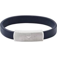 Emporio Armani EGS2987040 Leder, Edelstahl Blau