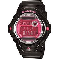 Casio Casio Baby G 200M WR Shock Resistant Resin Color: Black with Pink Face Model BG-169R-1B