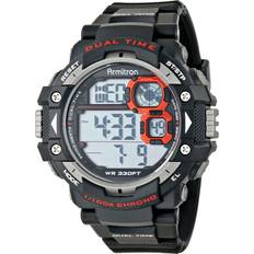 Armitron Armitron Sport 40/8309RED Grey Cased Digital Chronograph Black Resin Black/Grey