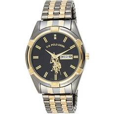 Watches U.S. Polo Assn. U.S. Polo Assn. Classic USC80047 Two-Tone Black-Dial