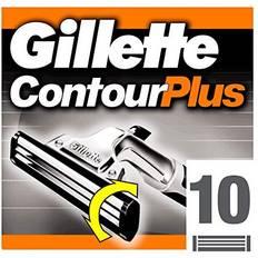 Gillette Contour Plus Razor Blades for Men Pack of 10