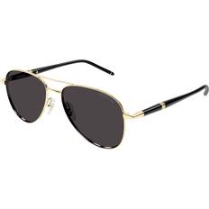 Solbriller Montblanc Moderne Solbriller Tilbehør - Gul