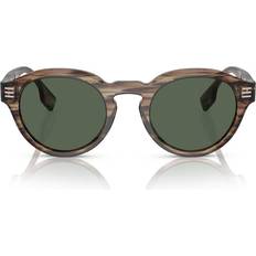 Solbriller Burberry Solbriller - Transparent Green Horn