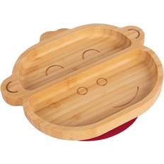 Baby Care Tiny Dining Monkey Bamboo Baby Suction Plate