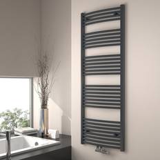Heated Towel Rails EMKE Bathroom Radiator, Curved White