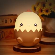 Pink Night Lights Tianci Cute Rechargeable Silicone Baby Lamp with Touch Changing Night Light