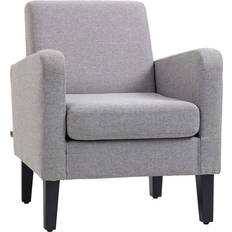 Armrests Armchairs Homcom Modern Accent Armchair