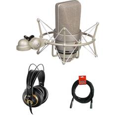 Neumann Neumann TLM 103 Condenser Microphone Mono Set Nickel with AKG K 240 Studio Pro Headphones & XLR Cable Bundle