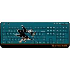 Keyboards Keyscaper San Jose Sharks Personalized Wireless Keyboard