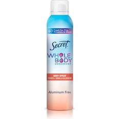 Secret Toiletries Secret Whole Body Deodorant Spray Peach & Vanilla