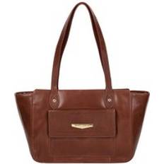 Pure Luxuries 'Marian' Italian Tan Vegetable-Tanned Leather Handbag Brown