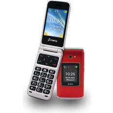Seniortelefon Mobiltelefoner Olympia Mobiltelefon VITUS ROT 2G Röd 2225