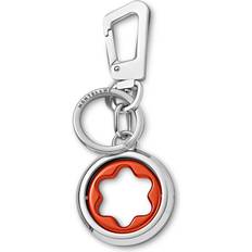 Montblanc Keychains Montblanc Meisterstück Spinning Emblem Palladium Orange Key Ring