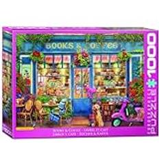 Jigsaw Puzzles Eurographics 6000-5869 Books & Coffee, Buchladen-Café Puzzle, 1000 Teile