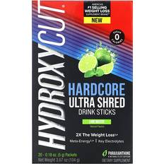 Hydroxycut Hardcore Ultra Shred Drink Sticks Lime Mojito 20 Servings