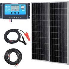 200w solar VEVOR 200W Monokrystallinsk Solar Panel Kit