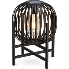 Garden Ornaments on sale GlitzHome 11.5" Black Slim Stripes