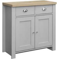 Oaks Sideboards Birlea Highgate Grey Sideboard 79x81cm