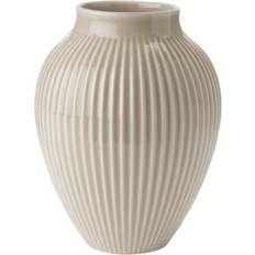 Knabstrup Keramik Ribbed 20 cm Ripple Sand Vase