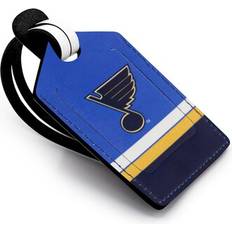 Blue Luggage Tags Blues Personalized Leather Luggage Tag