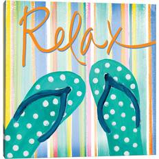 House of Hampton Flip Flop Retreat III DRC108-1PC3 Framed Art