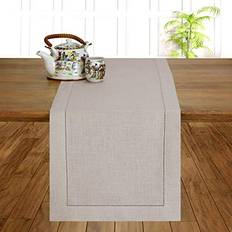 Natural Tablecloths D'Moksha Easter Runner Pure Linen Tablecloth Natural