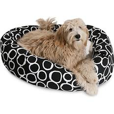 Pet Fusion Black Sherpa Bagel Dog