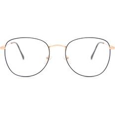 SmartBuy Collection Oval Full Rim Metal Prescription Glasses Size 55