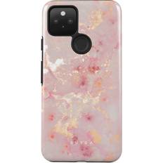Burga Golden Coral Pink Google Pixel 5 Case, Tough