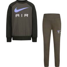 Boys - Green Tracksuits Nike Embroidered Logo Tracksuit In Cotton Mix - Green
