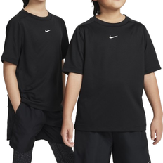 Ensfargede Overdeler NIKE Big Kid's Multi Dri-FIT Training Top - Black/White