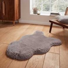 Dunelm Teddy Sheepskin Silver
