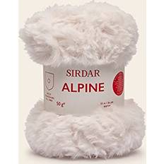 SIRDAR Alpine, Luxe Faux Fur Yarn 50g Polar 400