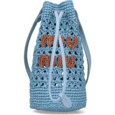 Bolsos Cubo Miu Miu Raffia Bucket Bag