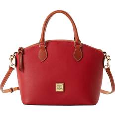 Red Messenger Bags Dooney & Bourke Pebble Grain Geena Satchel