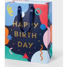 Wrapping Paper & Gift Wrapping Supplies Spritz "Happy Birthday" Medium Gift Bag