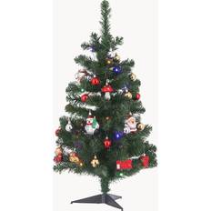 House of Seasons Artificial LED Gently Dark Green Christmas Tree 90cm