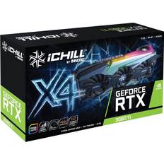 3 - 4.0 - GeForce RTX 3080 Ti Grafikkort Inno3D GeForce RTX 3080 TI iChill X4 HDMI 3xDP 12GB