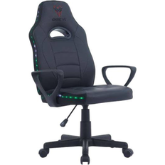 RGB LED lys Gamer stole GAMEY'S children's gaming chair with controlled RGB light - Black