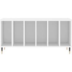 vidaXL 831740 White TV Bench 100x48cm