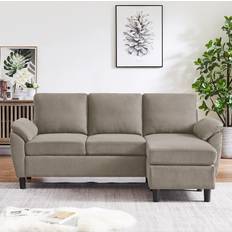 Bed Bath & Beyond Walraime Beige Sofa 79.5" 3 Seater