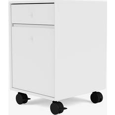 Hjul Opbevaringsskabe Montana Furniture 4166 Snow Opbevaringsskab 35.4x46.8cm