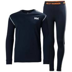 Garçon Couches de base Helly Hansen Jr Lifa Active Base Layer Set - Navy (48647-597)