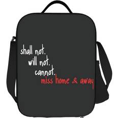 Lunch Bag Shall Not Will Not Cannot Miss Home Away Insulated Tote Box