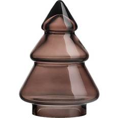 Glass Julepynt Hadeland Glassverk Spruce Christmas Tree Dark Cocoa Julepynt 9.8cm