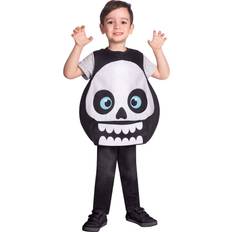 Amscan Kids Halloween Skeleton Skull Tabard Costume